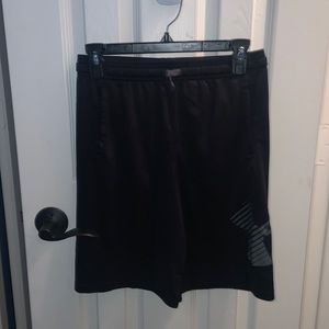under armour black shorts